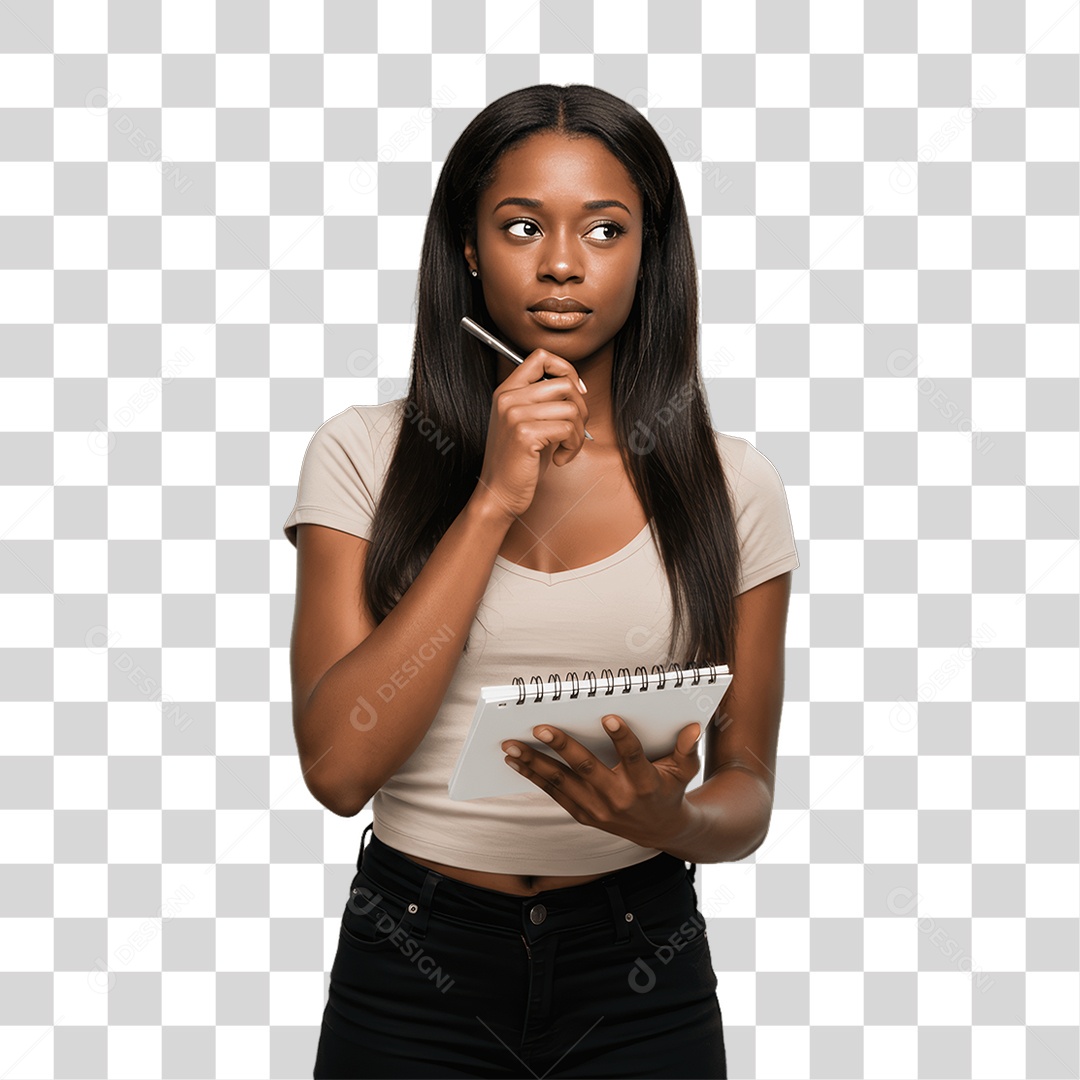 Mulher Secretária PNG Transparente