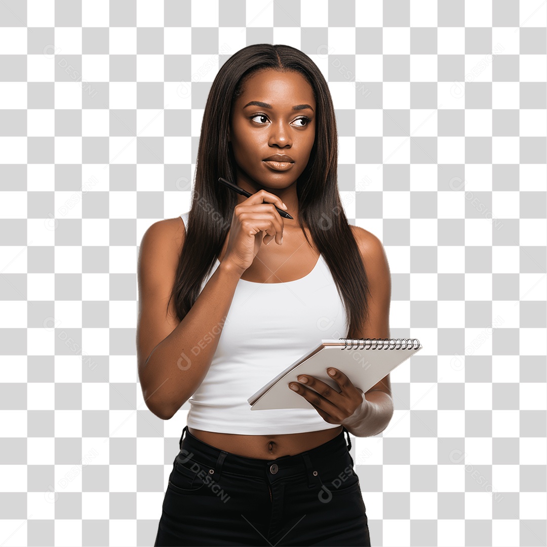 Mulher Secretária PNG Transparente