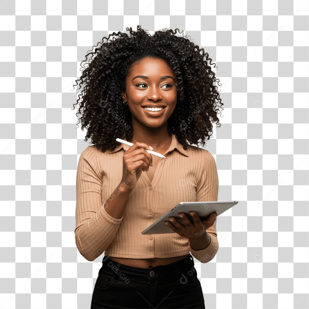 Mulher Secretária PNG Transparente