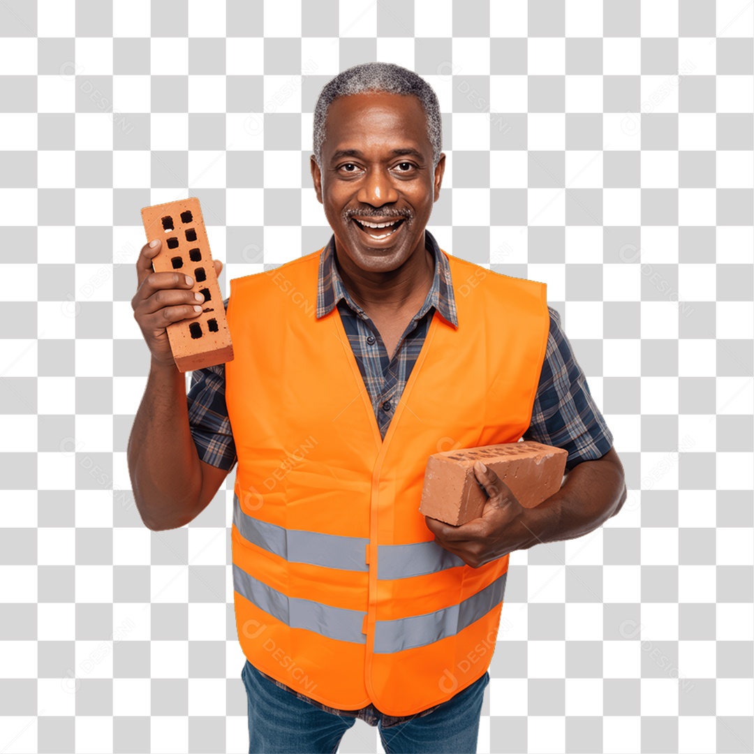 Homem Pedreiro PNG Transparente