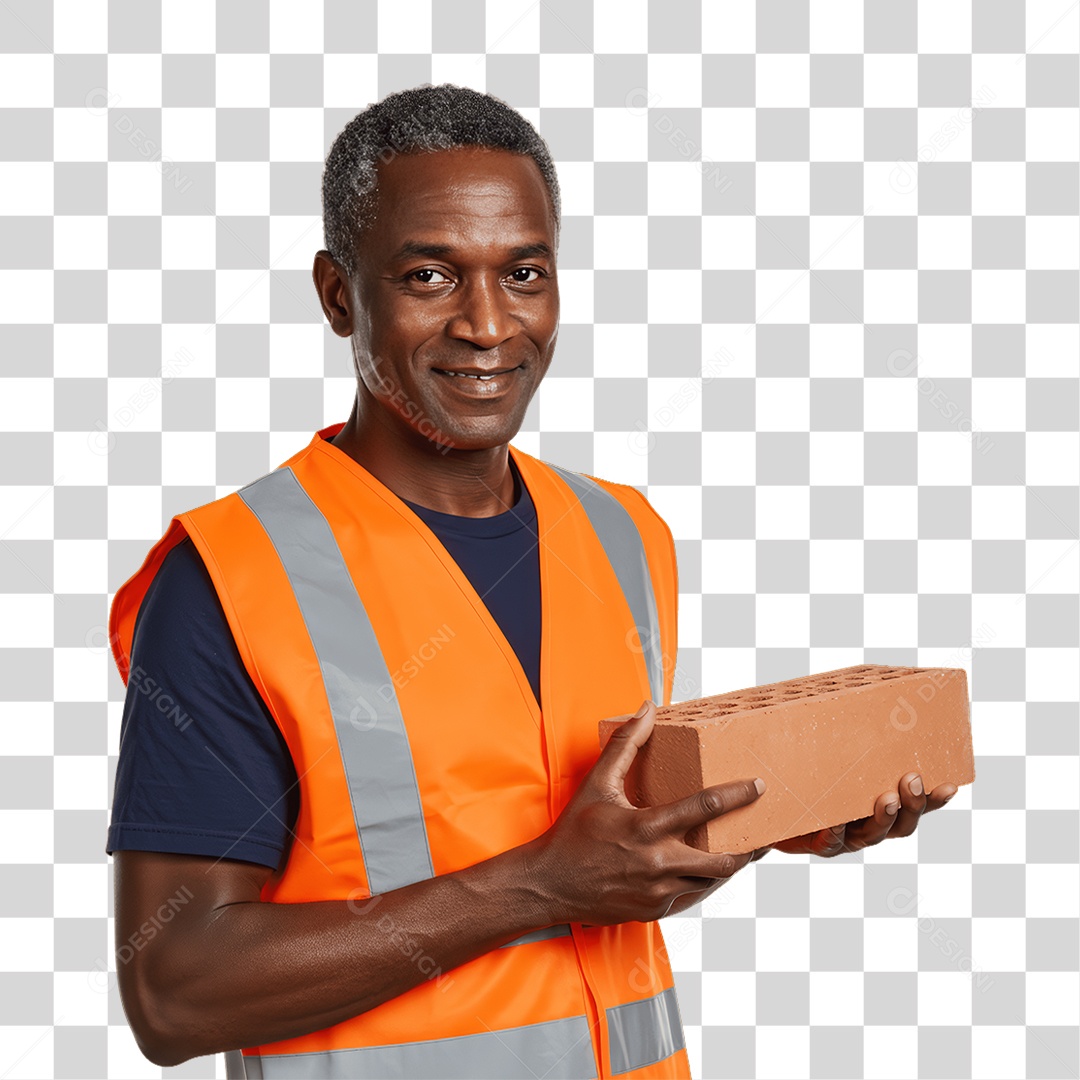 Homem Pedreiro PNG Transparente