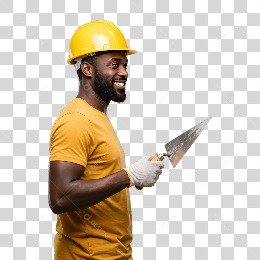 Homem Pedreiro PNG Transparente