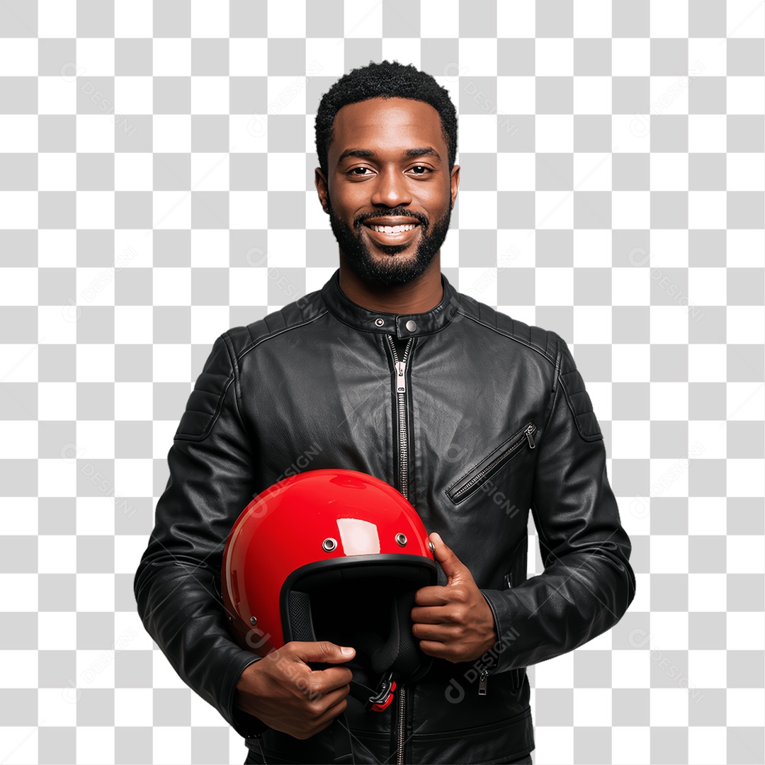 Homem Entregador PNG Transparente