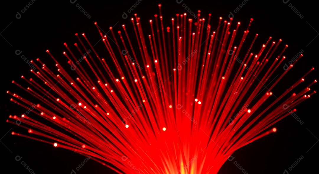 Linhas de luz de velocidade sobre fundo preto isolado