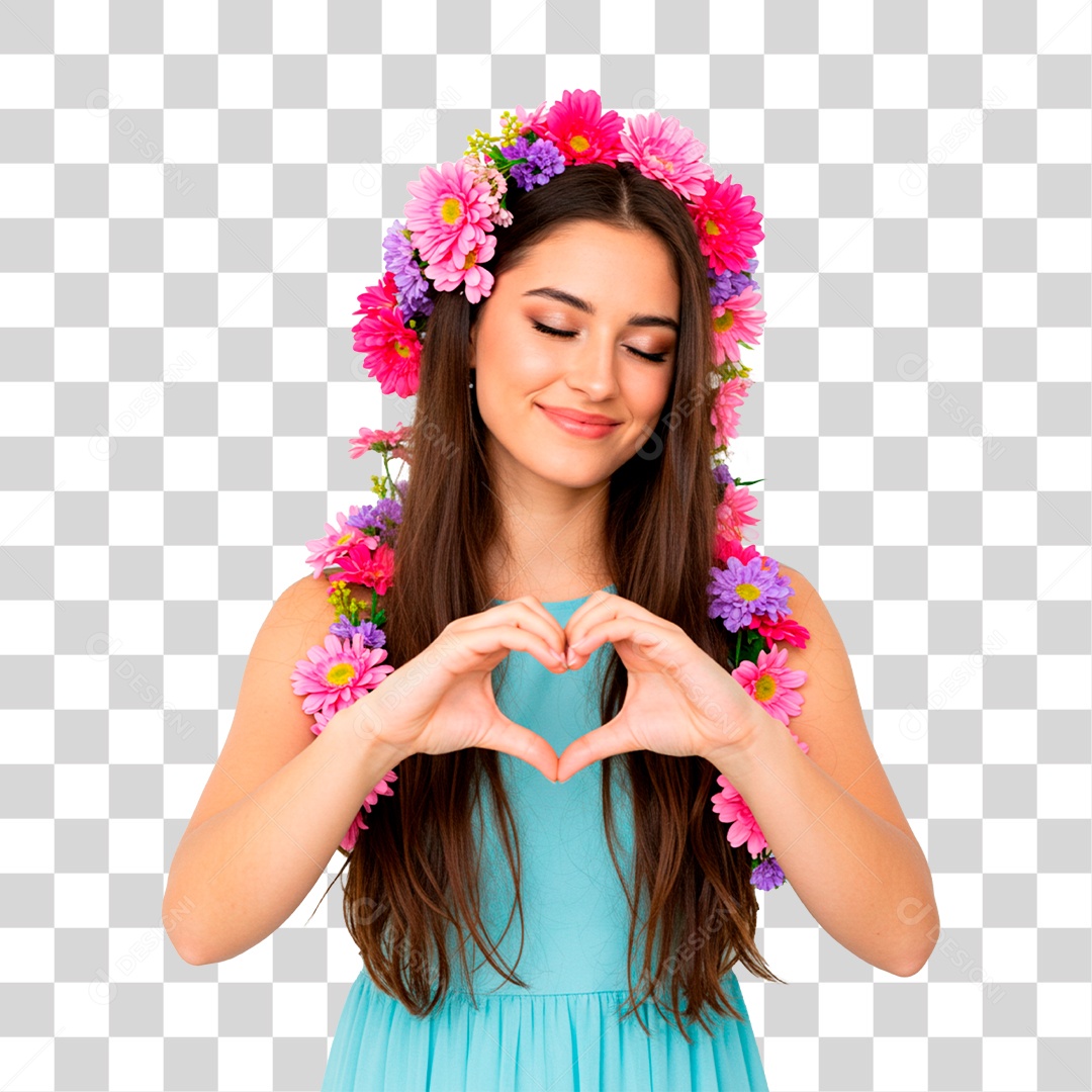 Mulher Sorrindo PNG Transparente