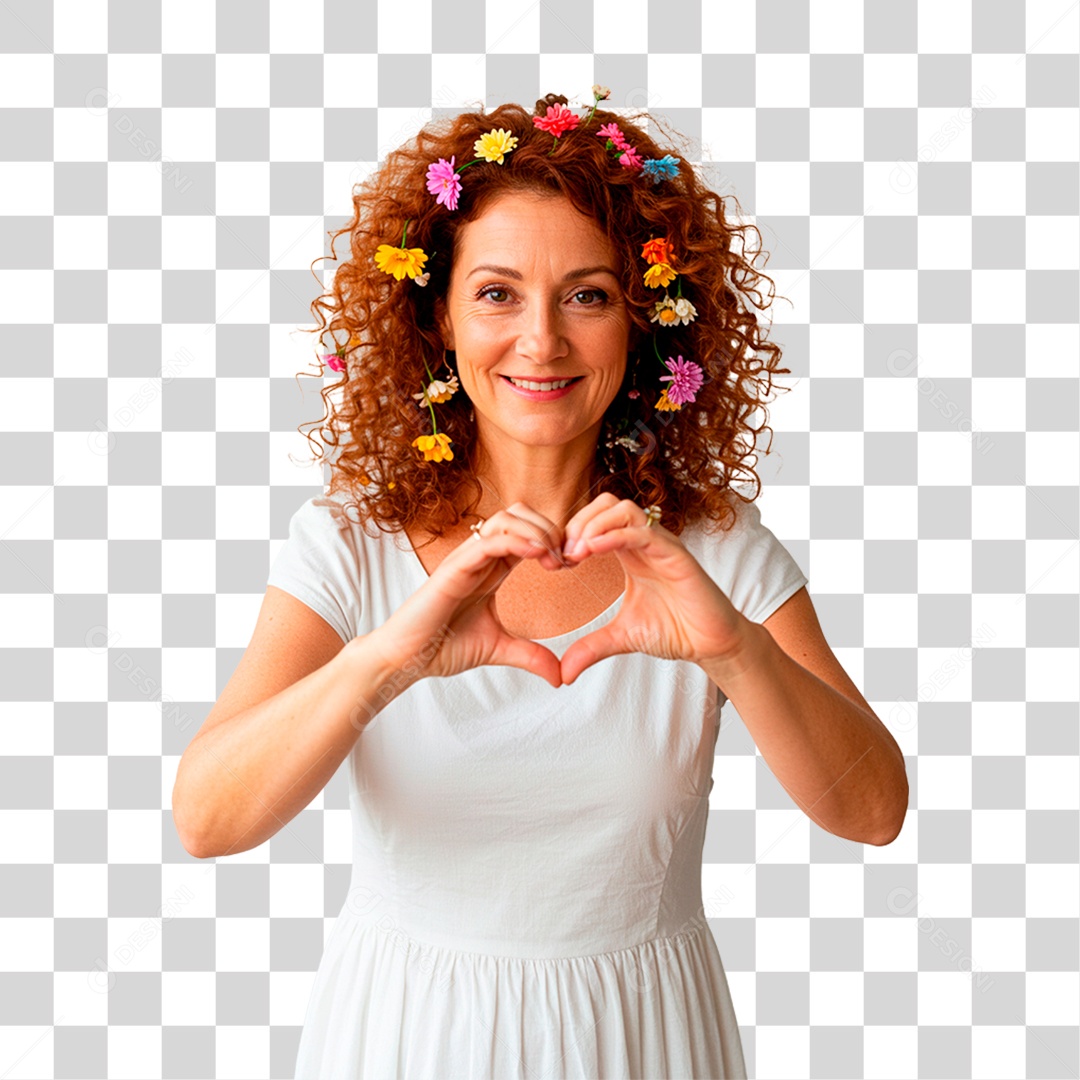 Mulher Sorrindo PNG Transparente