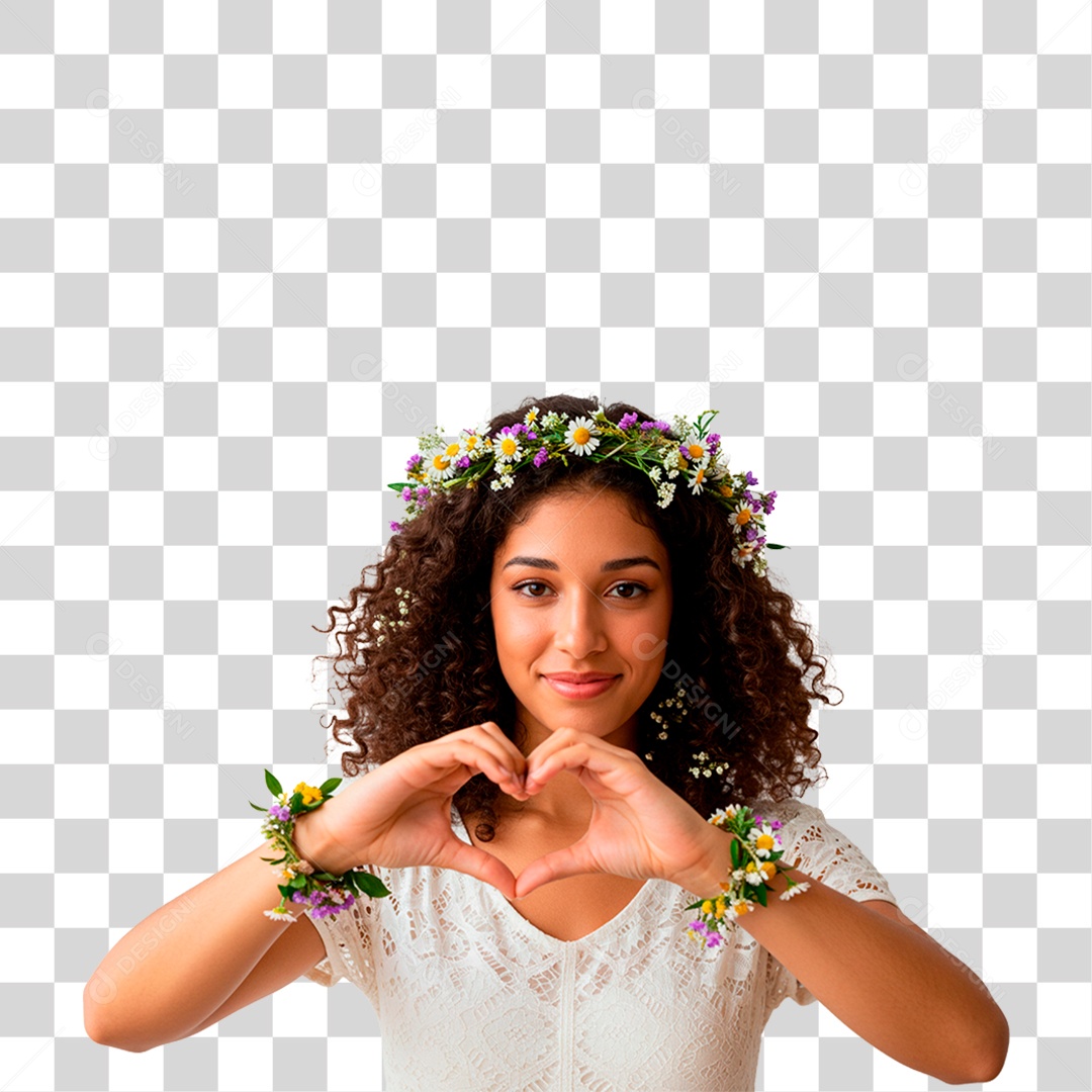 Mulher Sorrindo PNG Transparente