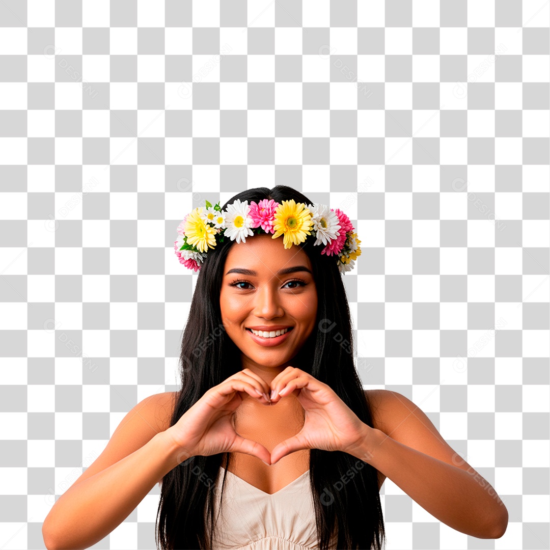 Mulher Sorrindo PNG Transparente