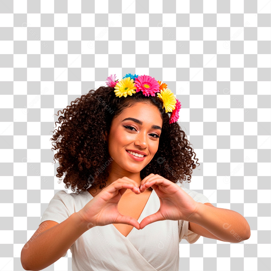 Mulher Sorrindo PNG Transparente