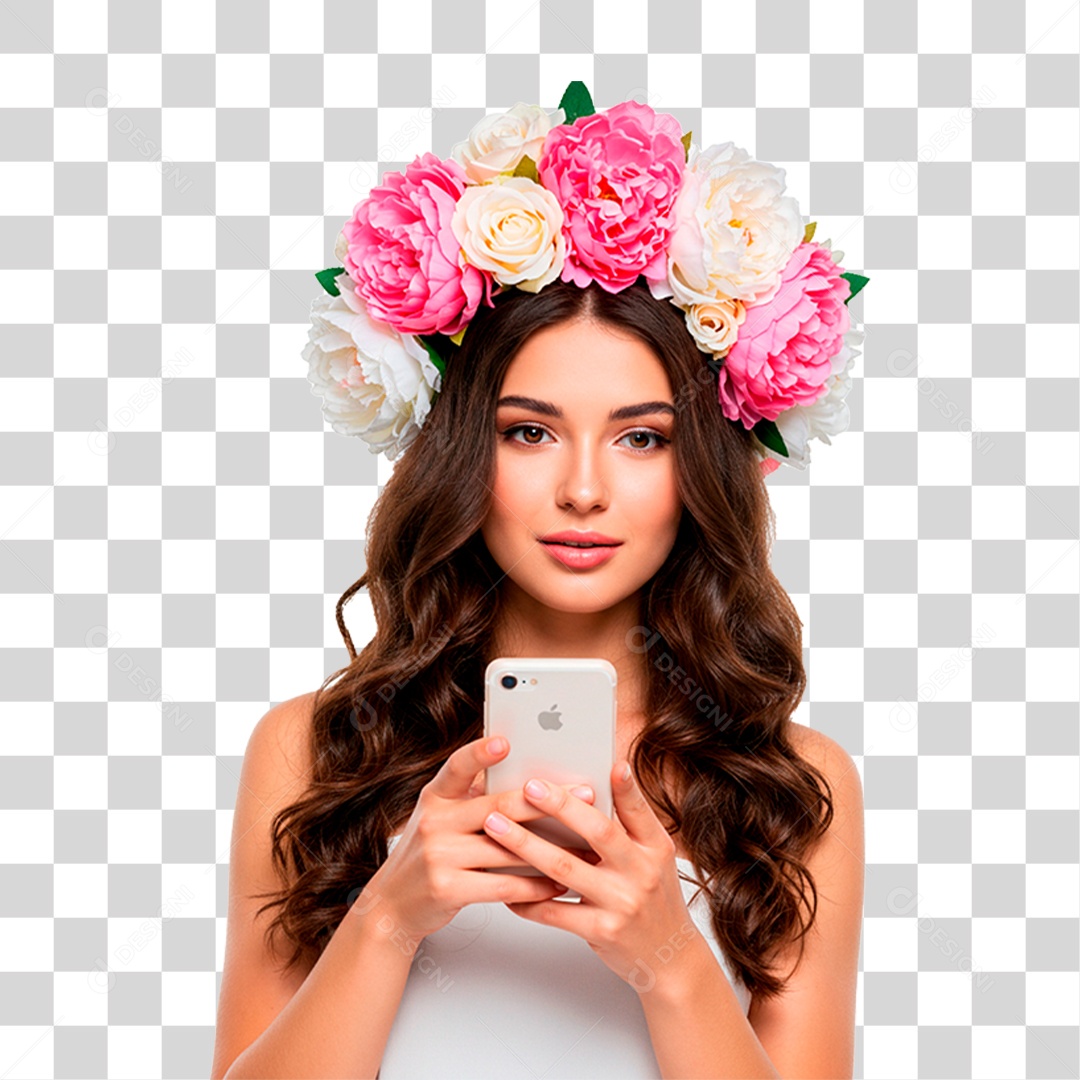 Mulher Sorrindo PNG Transparente