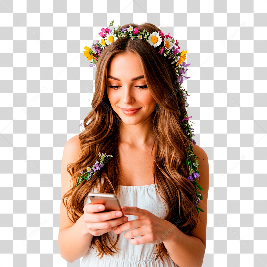 Mulher Sorrindo PNG Transparente