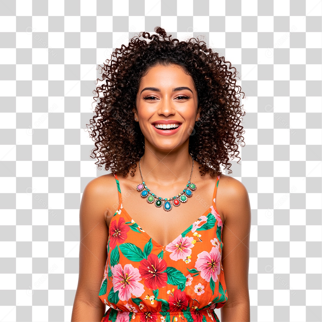 Mulher Sorrindo PNG Transparente