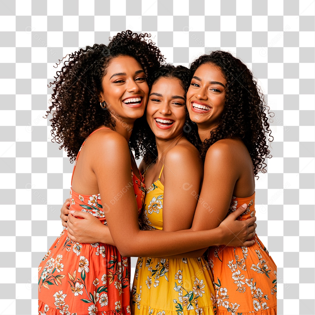 Mulheres Sorrindo PNG Transparente