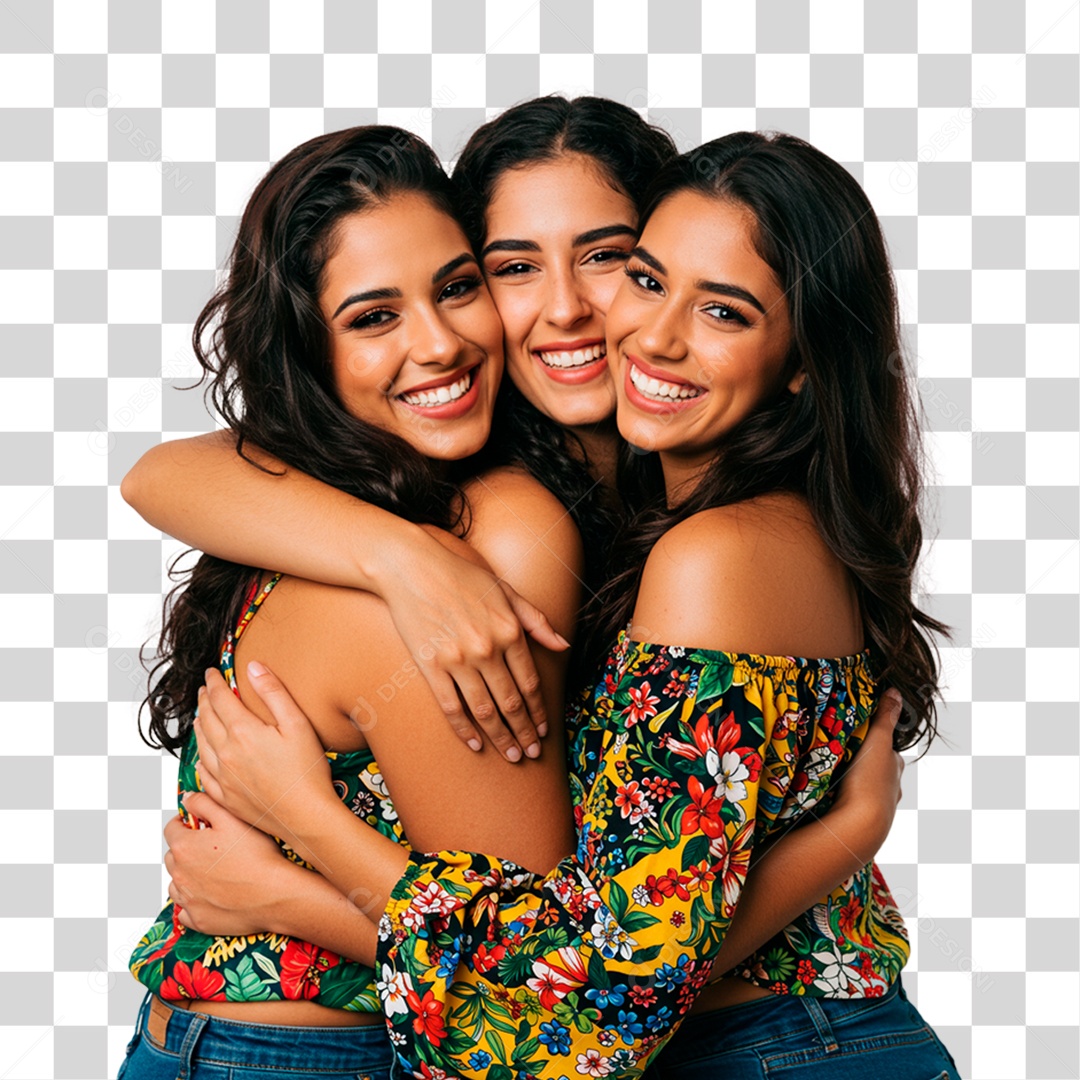 Mulheres Sorrindo PNG Transparente