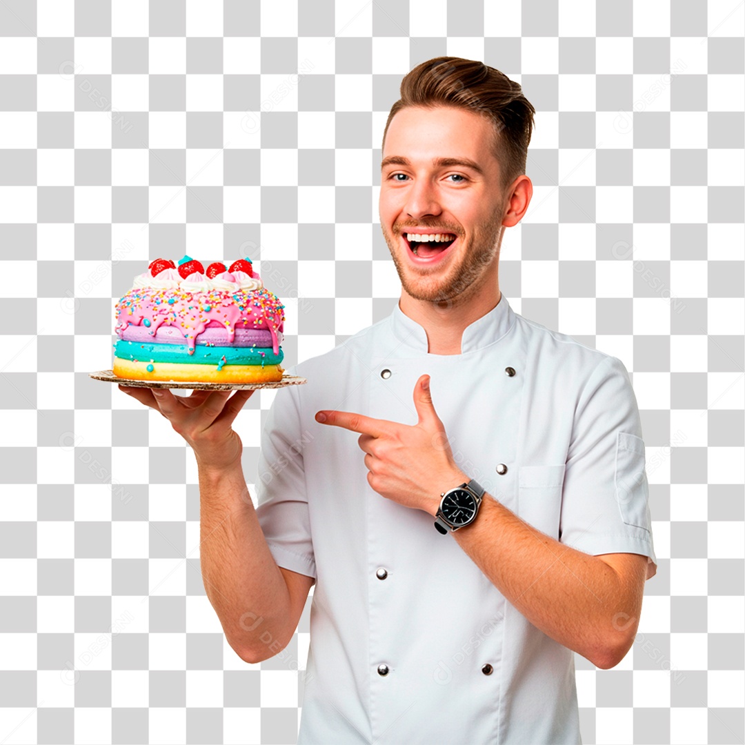 Confeiteiro PNG Transparente