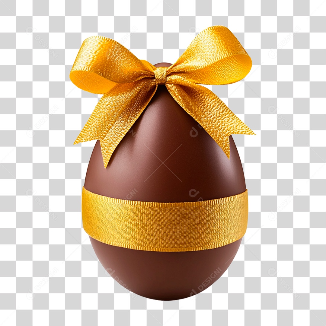 Elemento 3D Ovo da Páscoa PNG Transparente