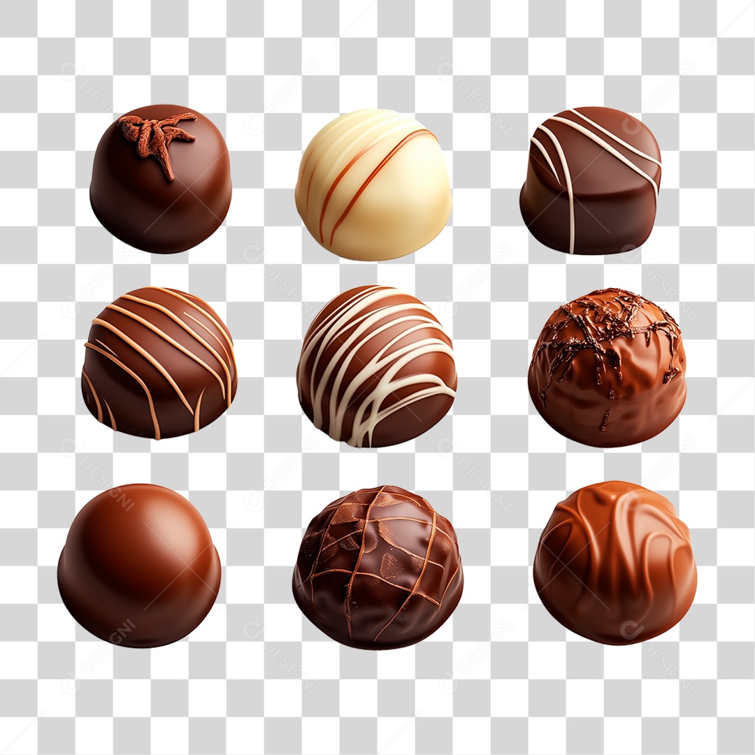 Chocolate Bombons Doces PNG Transparente
