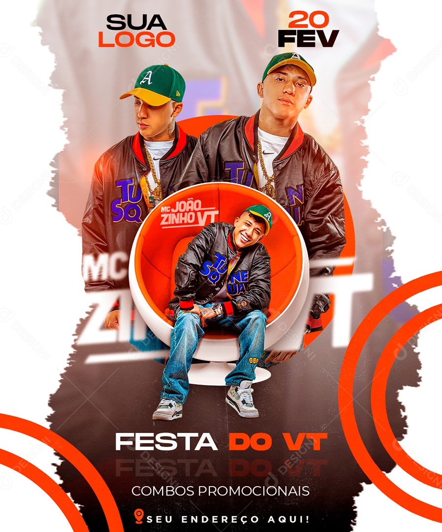 Show Festa do VT Social Media PSD Editável