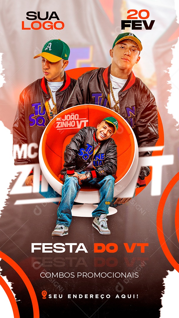 Story Festa Do VT Social Media PSD Editável