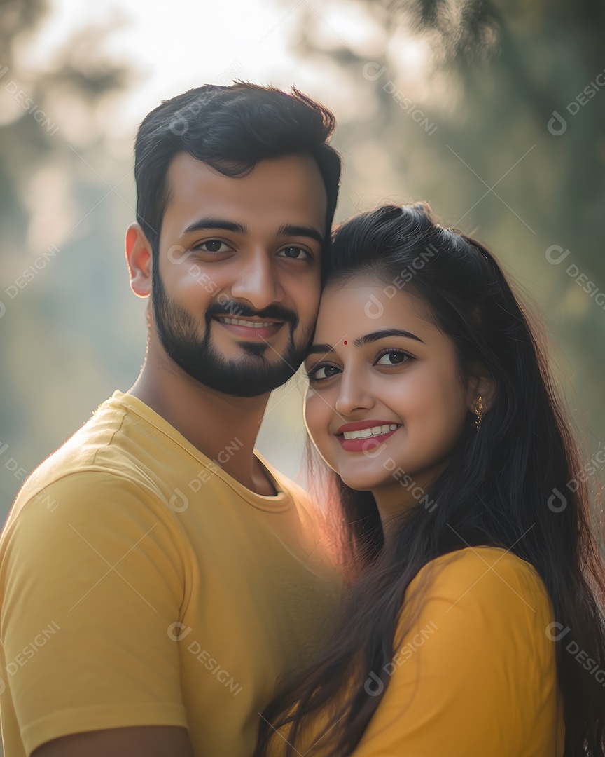 Namorados indianos lindos