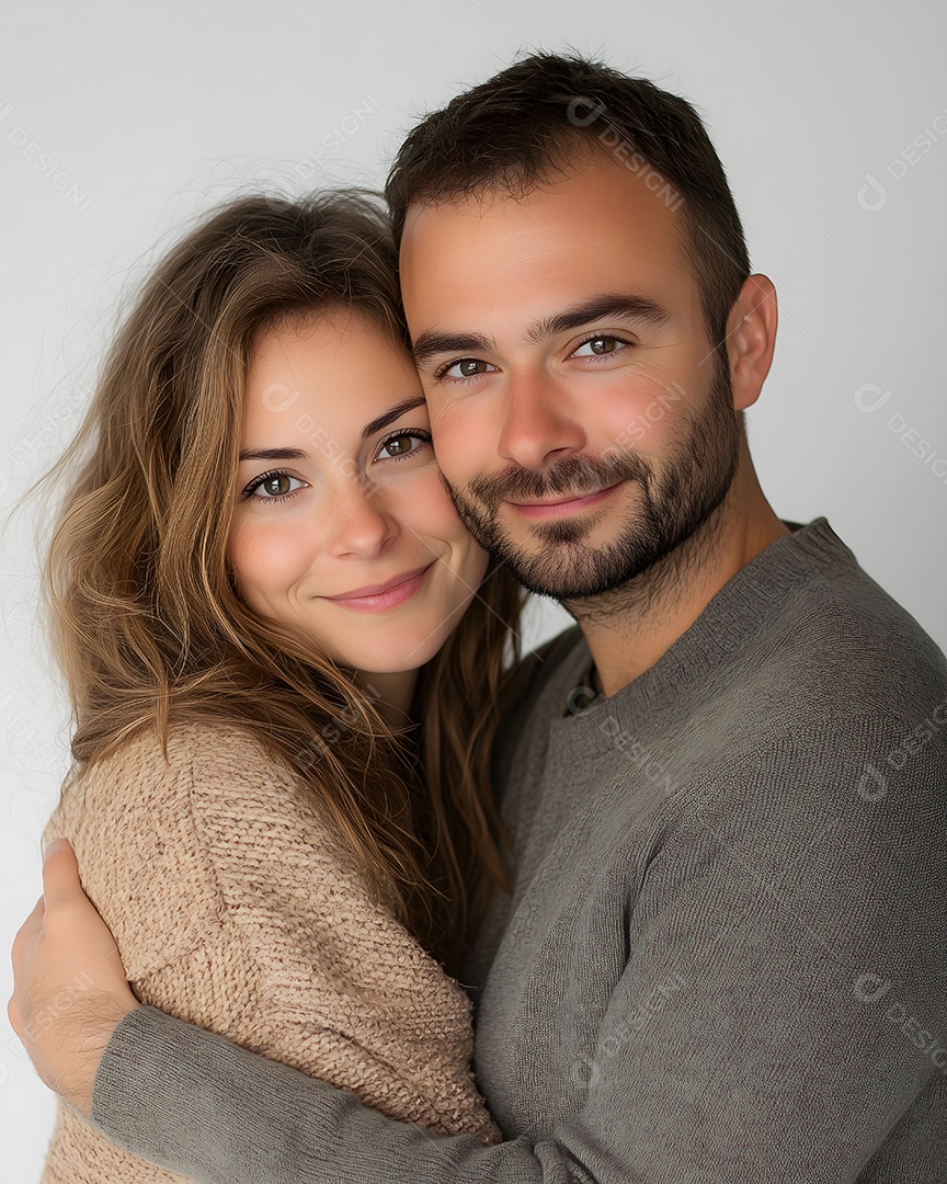 Casal lindo romântico