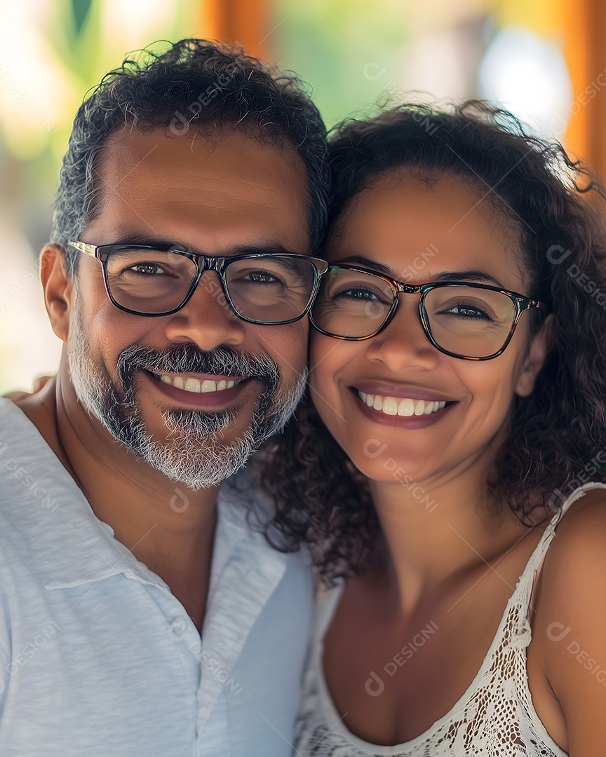 Casal meia idade felizes e apaixonados