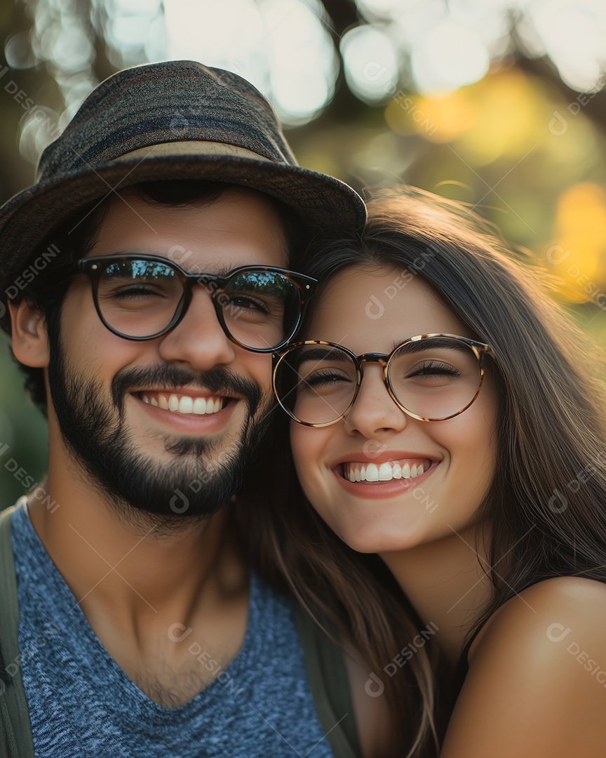 Lindo casal de jovem