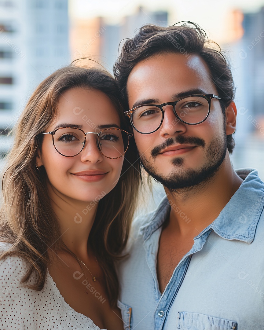 Jovens lindos e apaixonados