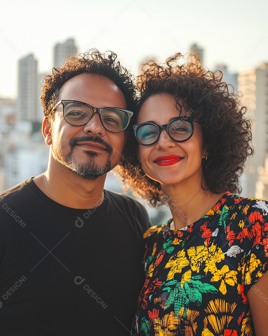 Abraçados e com amor casal apaixonado