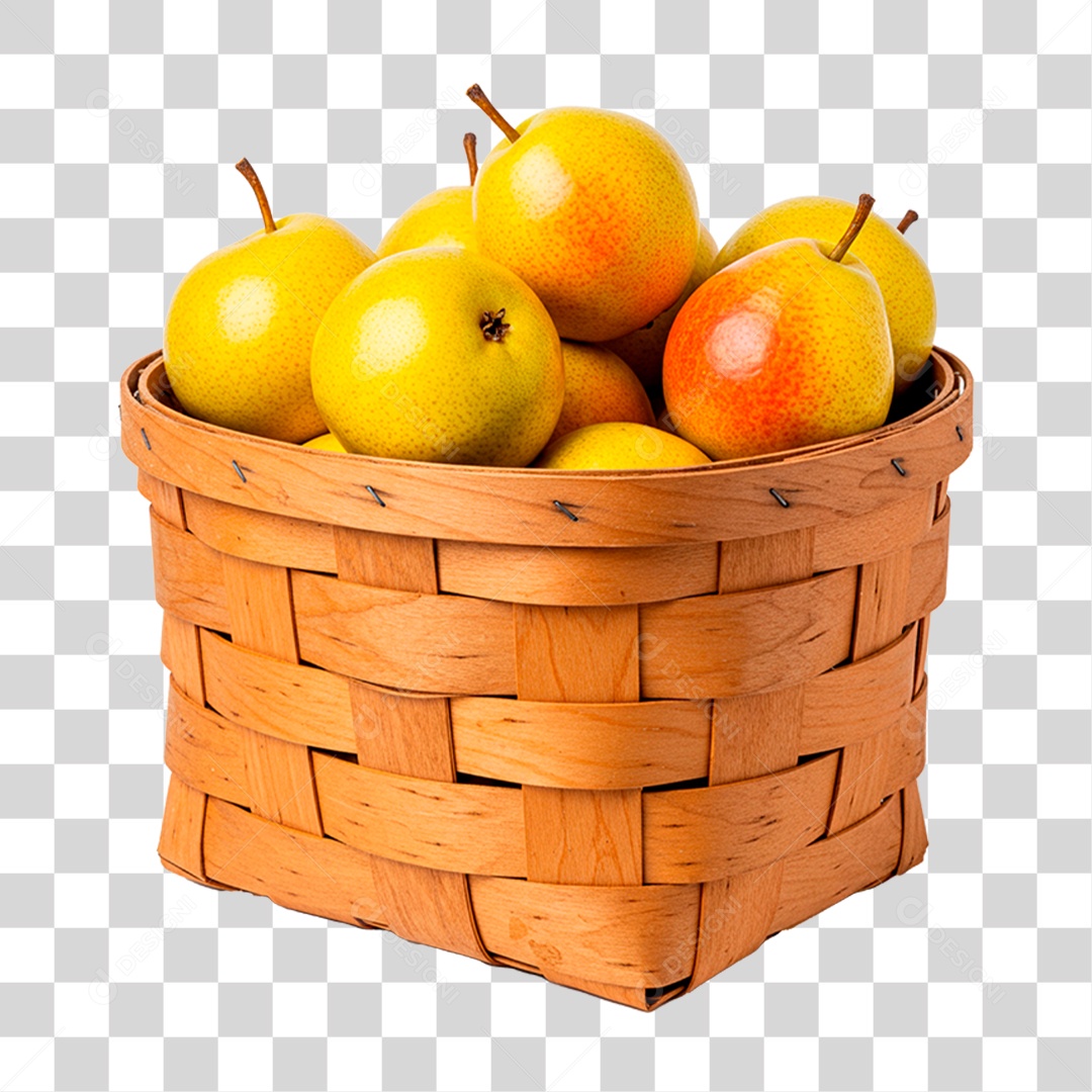 Cesta de Péra PNG Transparente