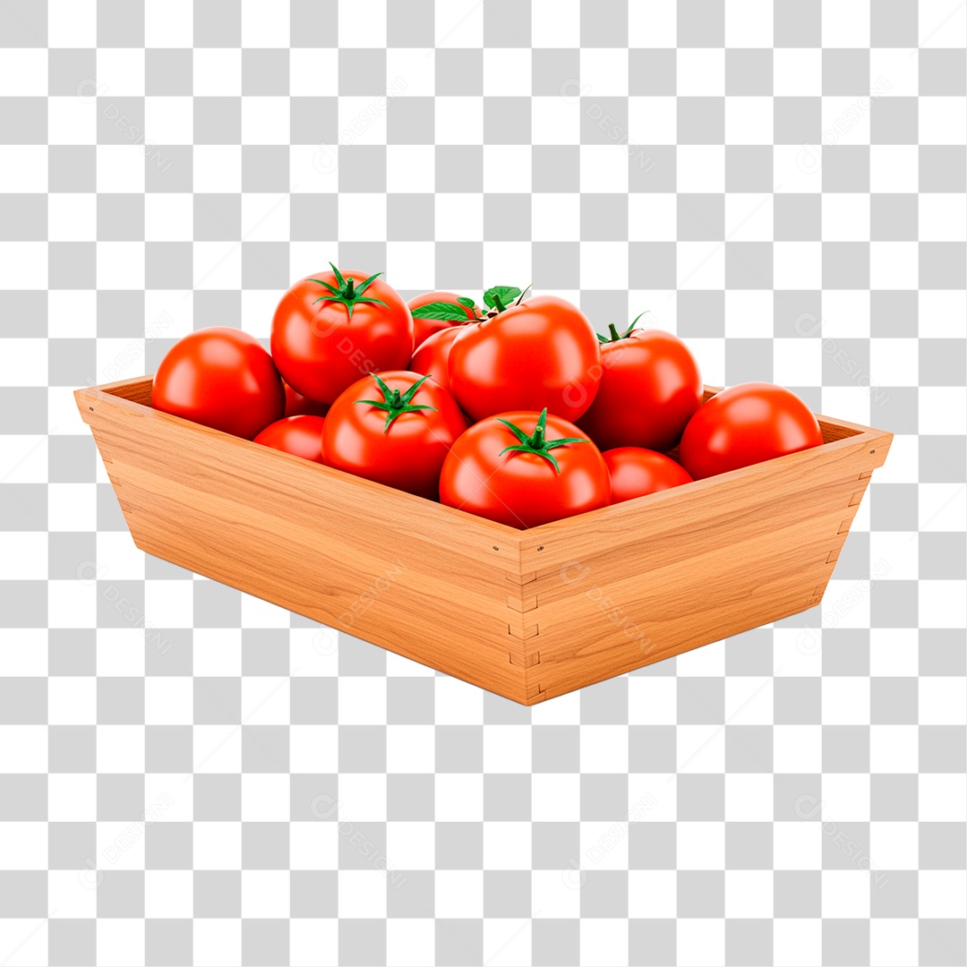 Caixa de Tomate PNG Transparente