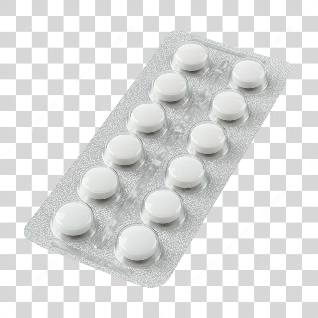 Cartela de Remédio PNG Transparente