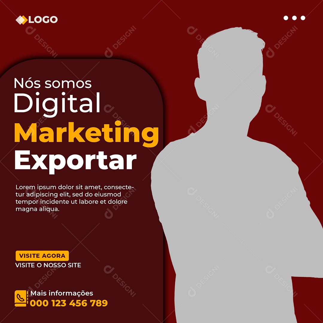 Agência Marketing Nós Somos Digital Social Media PSD Editável