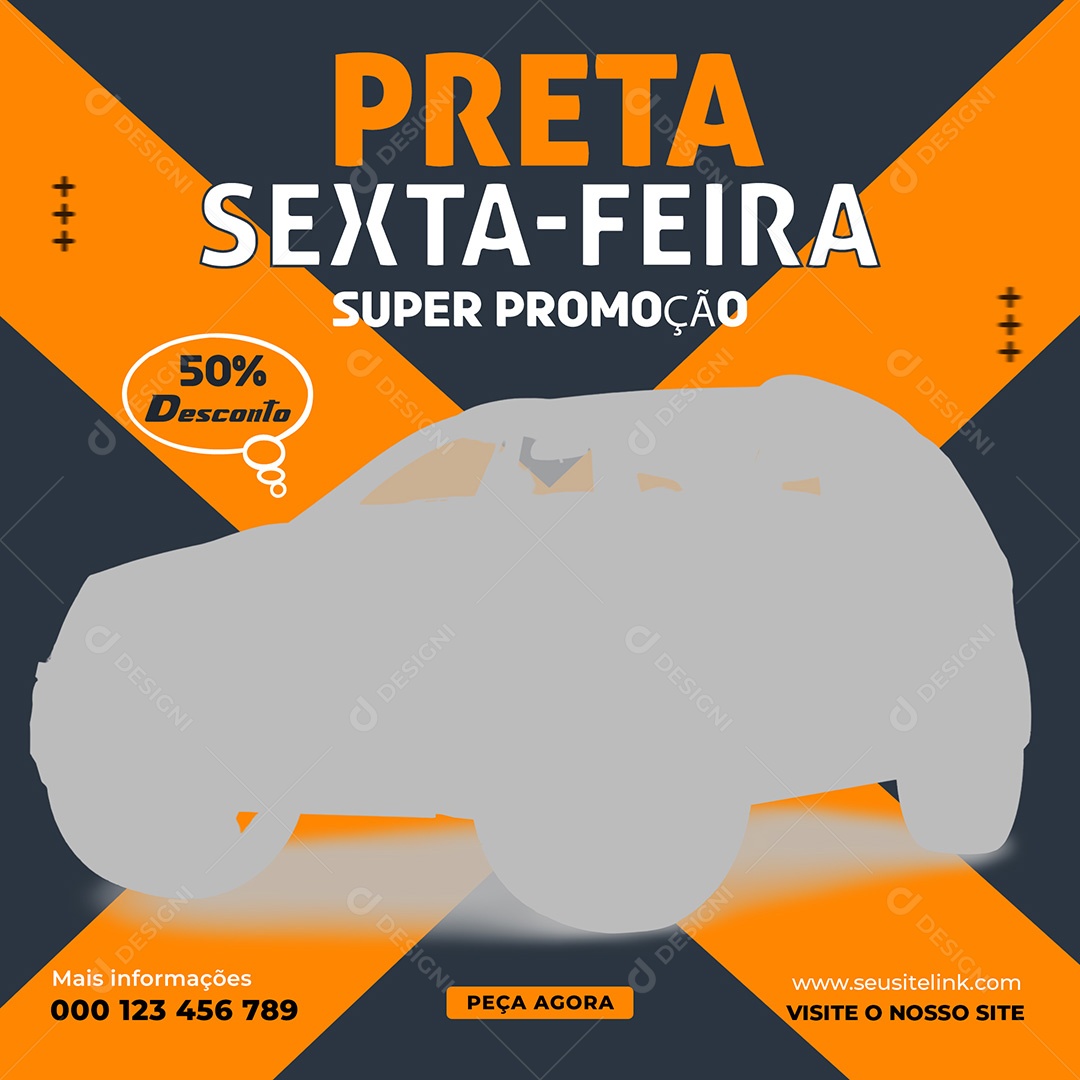 Concessionaria Super Promoção Social Media PSD Editavel