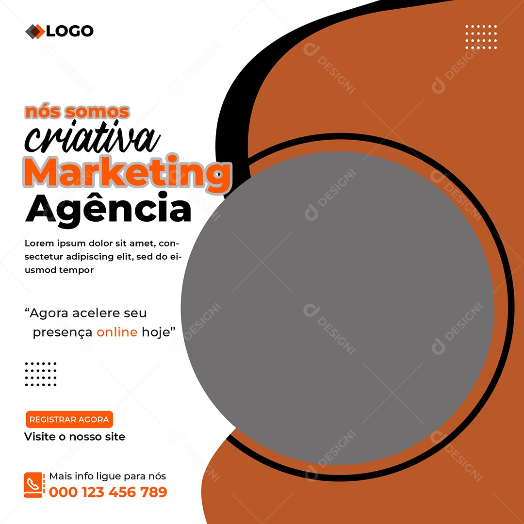 Imobiliária Mobília Moderna Social Media PSD Editável