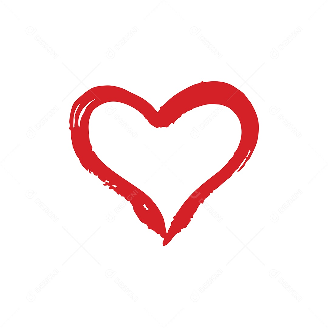 Ícone de Coração Ilustração Vetor EPS