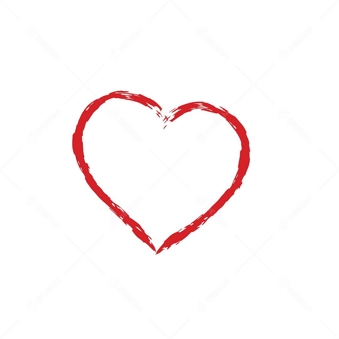 Ícone de Coração Ilustração Vetor EPS