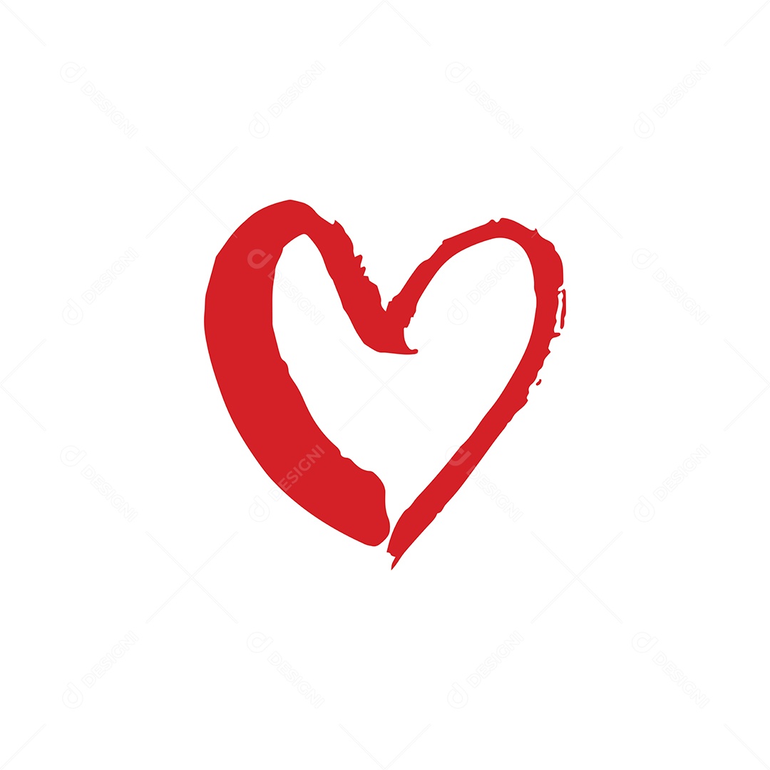 Ícone de Coração Ilustração Vetor EPS