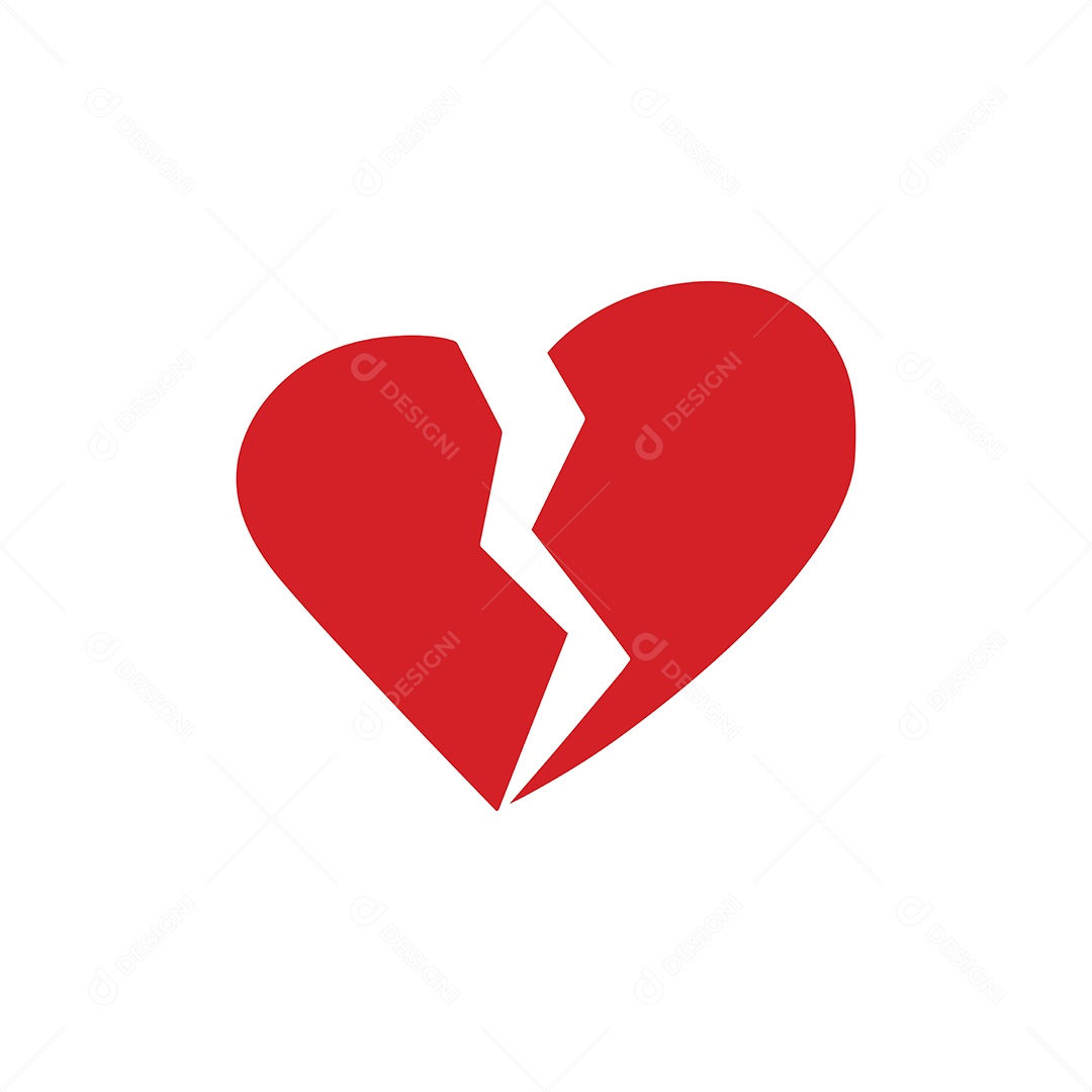 Ícone de Coração Ilustração Vetor EPS