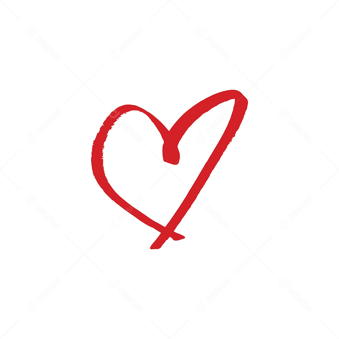 Ícone de Coração Ilustração Vetor EPS