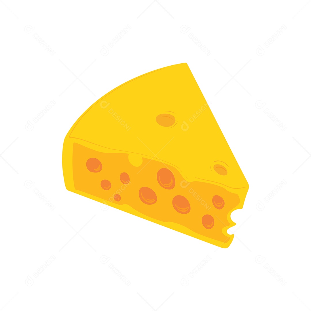 Ícone de Queijo Ilustração Vetor EPS