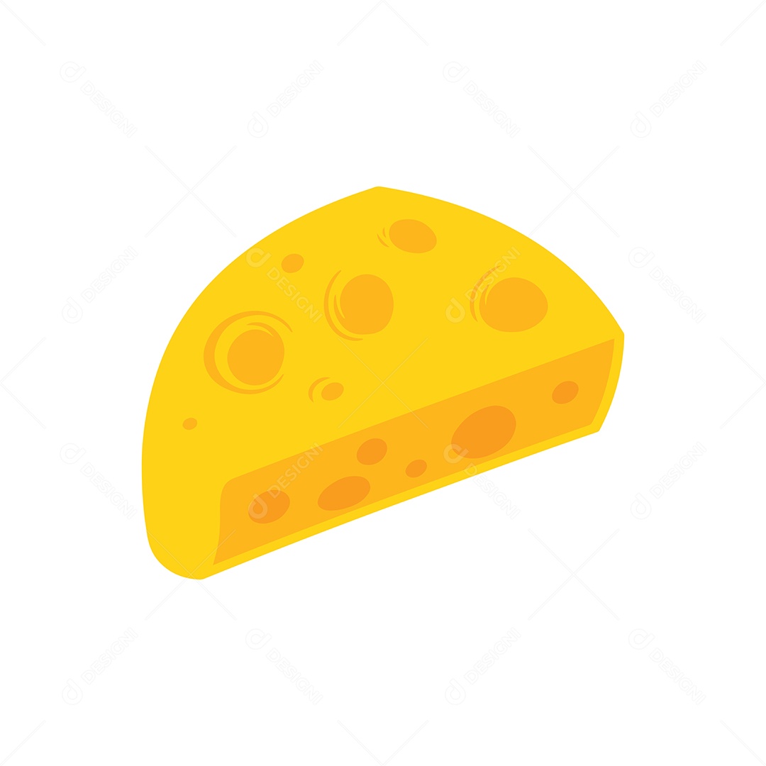 Ícone de Queijo Ilustração Vetor EPS