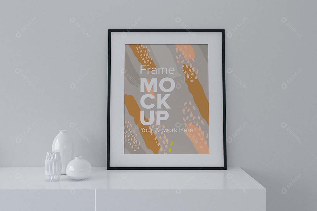 Moldura de Quadro Mockup PSD