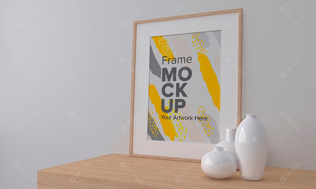 Moldura de Quadro Mockup PSD
