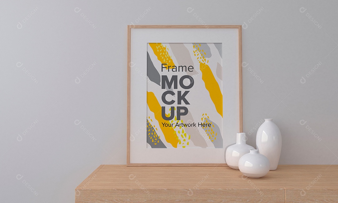 Moldura de Quadro Mockup PSD