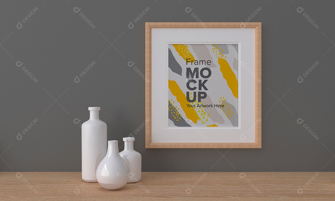 Moldura de Quadro Mockup PSD
