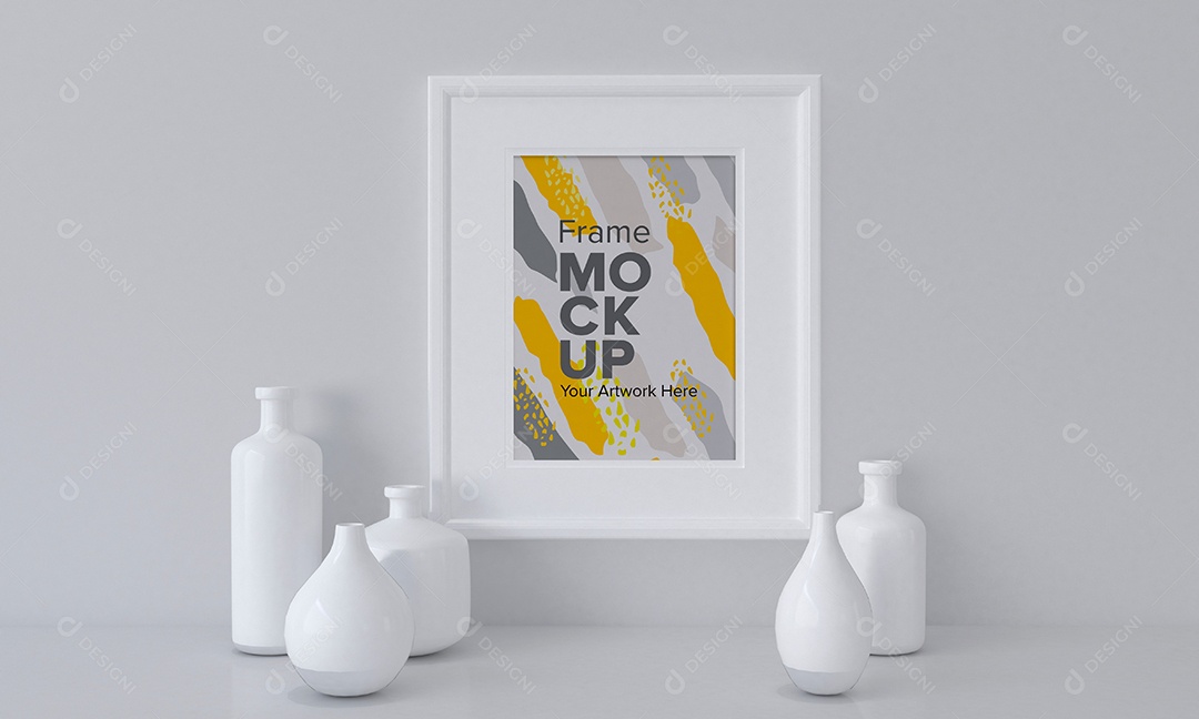Moldura de Quadro Mockup PSD