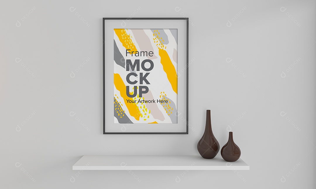 Moldura de Quadro Mockup PSD