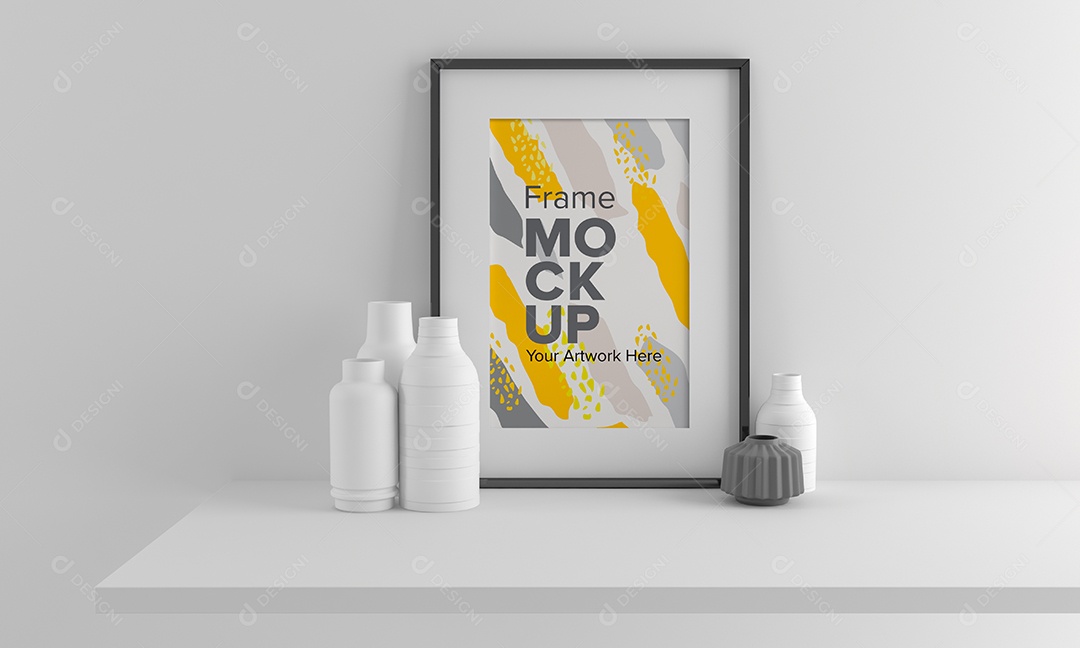 Moldura de Quadro Mockup PSD
