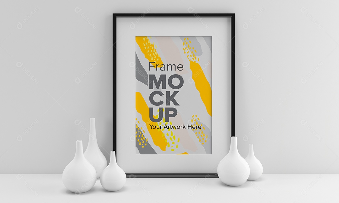 Moldura de Quadro Mockup PSD